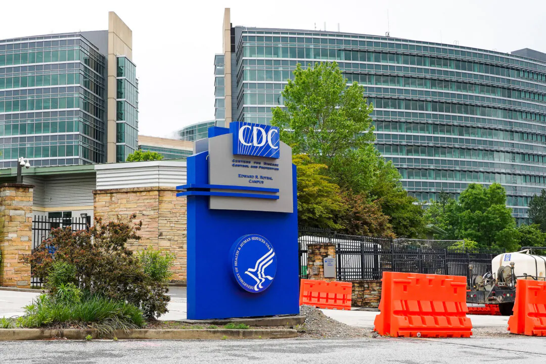 The Centers for Disease Control and Prevention headquarters in Atlanta on April 23, 2020. (Tami Chappell/AFP via Getty Images)