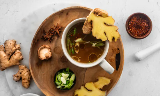 Shiitake-Ginger Sipping Broth