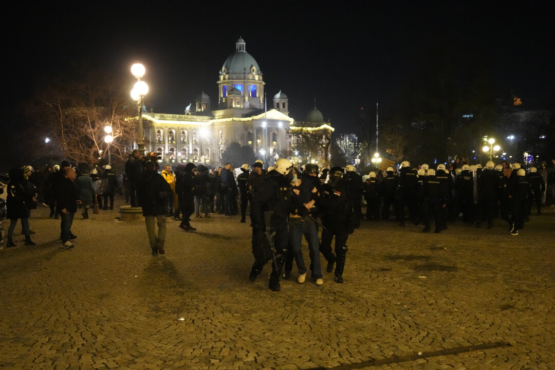 Serbian Police Detain At Least 38 People As Opposition Holds More ...