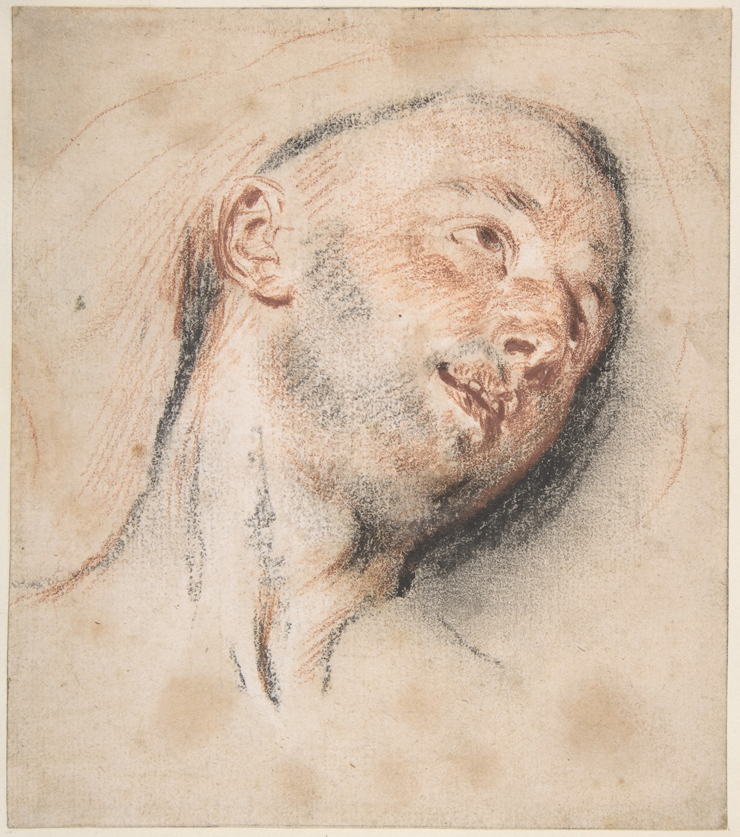 Antoine Watteau's head study