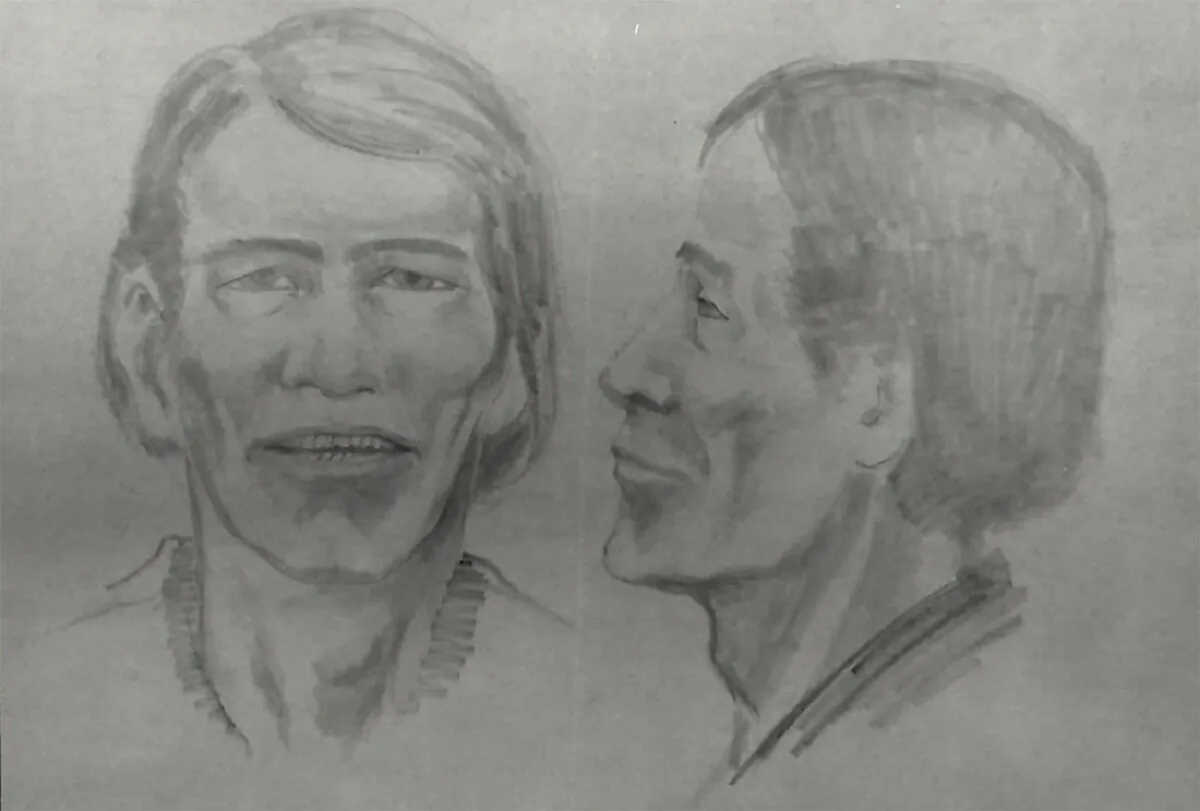 The likeness of Luis Alonso Paredes drawn by the Museum of Northern Arizona. (Mohave County Sheriff's Office via AP)
