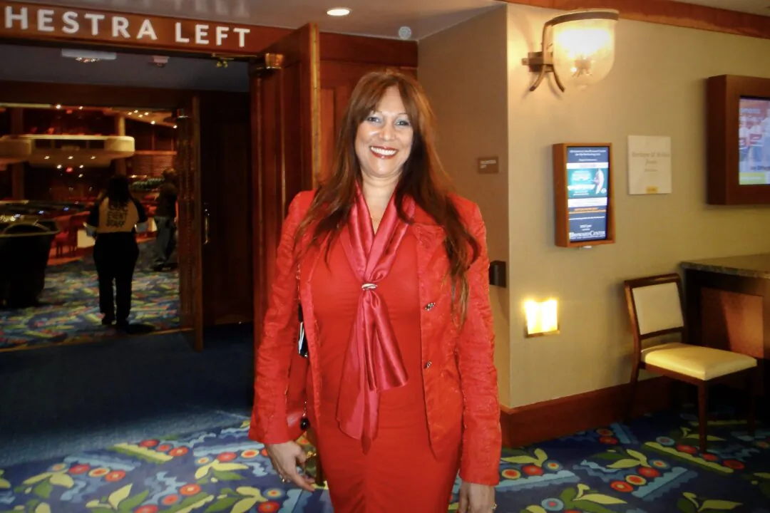 Sandy Verma attended Shen Yun Performing Arts at the Au-Rene Theater in the Broward Center for the Performing Arts in Ft. Lauderdale, Fla., on Dec. 27, 2023. (Dongyu Teng/The Epoch Times)