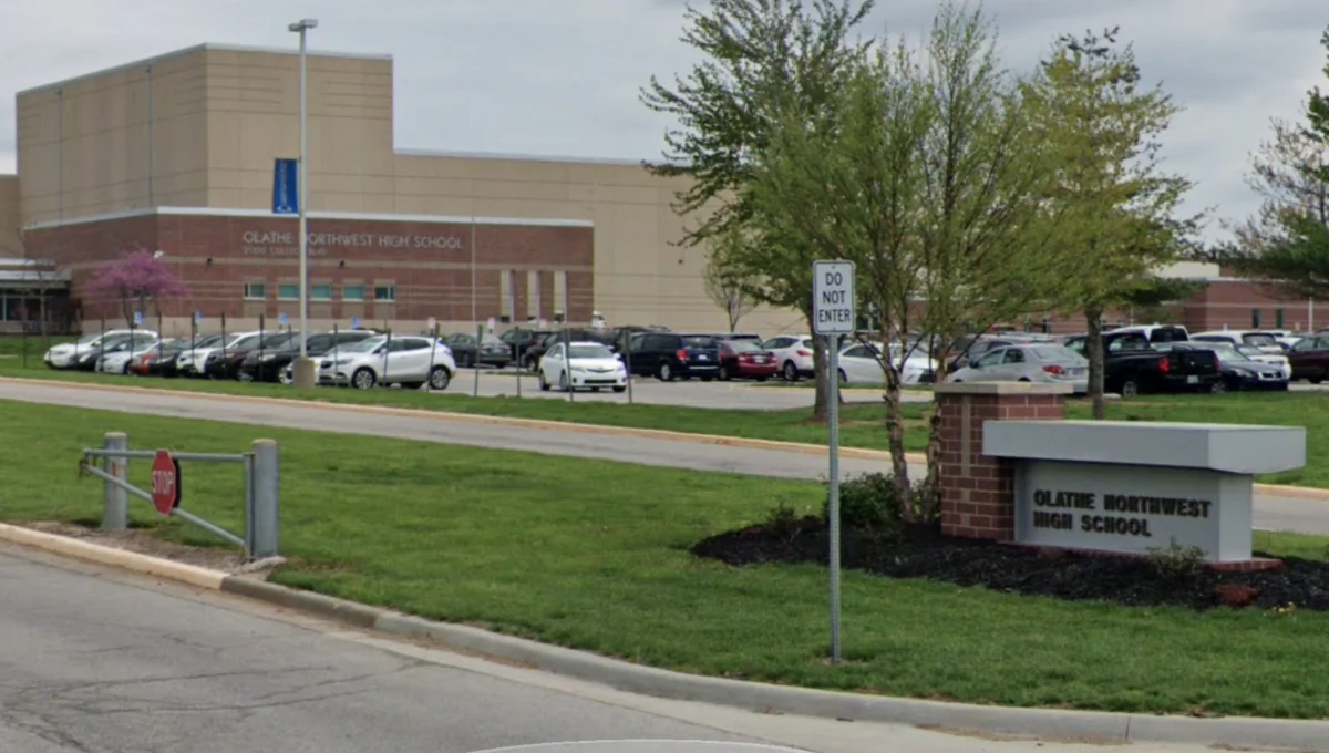 Olathe Northwest High School in Olathe, Kansas (Google Maps/screenshot)