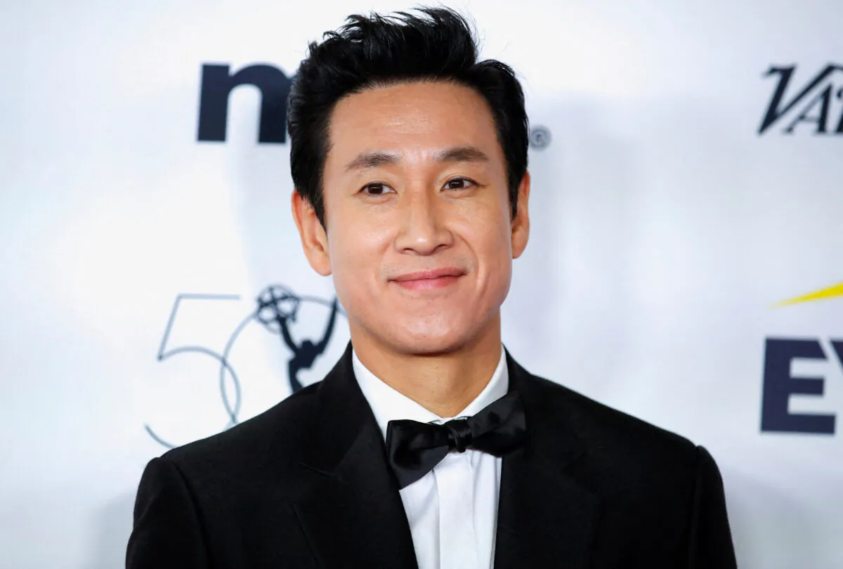 Lee Sun-kyun attends the 50th International Emmy Awards in New York on Nov. 21, 2022. (Eduardo Munoz/Reuters)