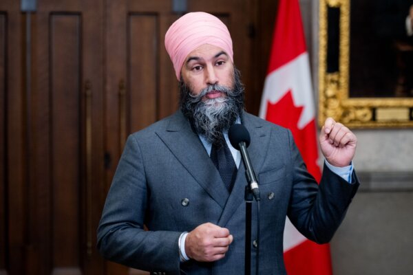 NDP Will Vote to Bring Down Liberal Government, Singh Says