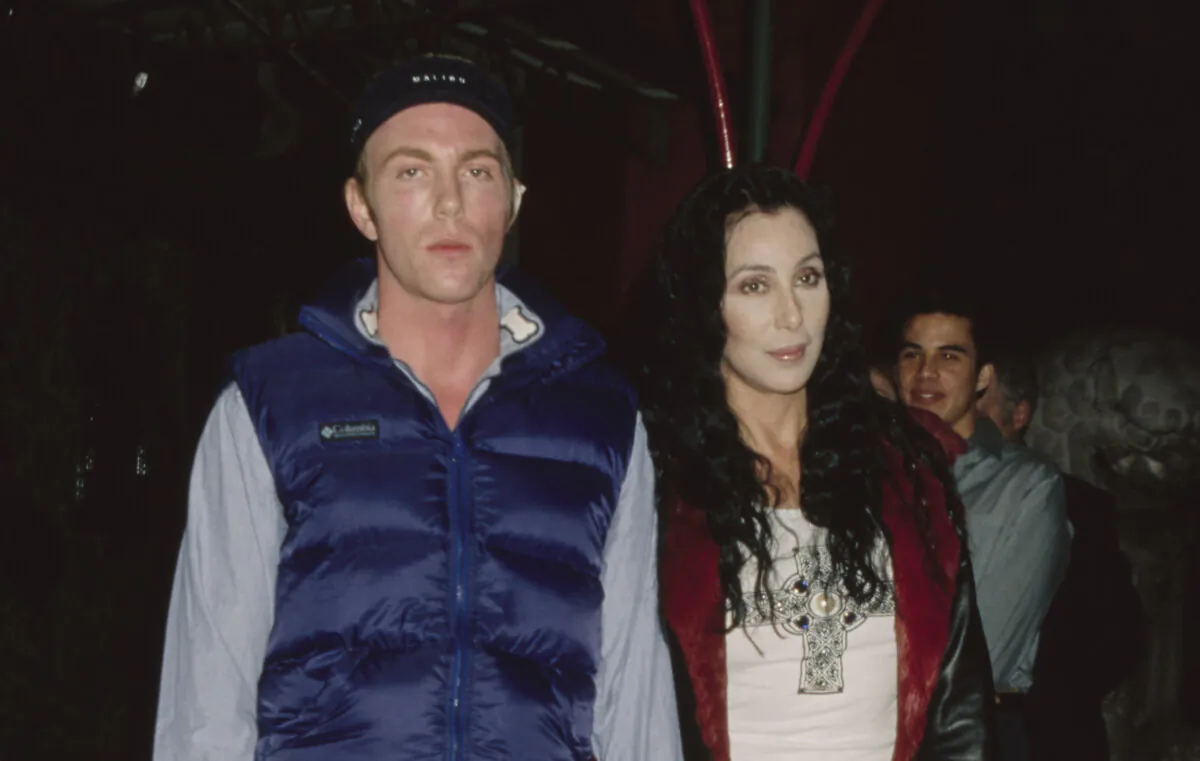 Cher and son Elijah Blue attend the premiere of "Blow" at Mann's Chinese Theatre in Westwood, Calif., on March 29, 2001. (Vinnie Zuffante/Getty Images)