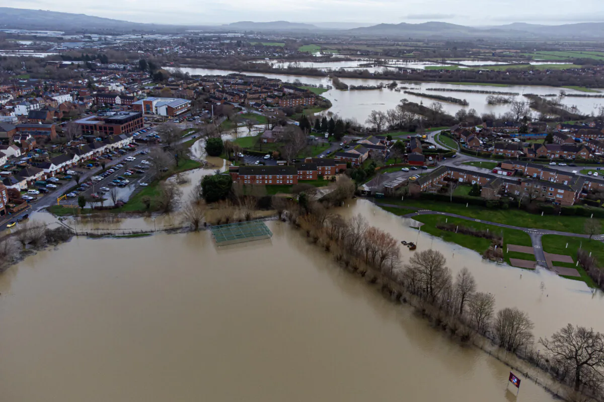 Flooding around Tewkesbury after heavy rain from storm Gerrit. Picture date: Friday December 29, 2023. PA Photo. See PA story WEATHER Gerrit. Photo credit should read: Ben Birchall/PA Wire