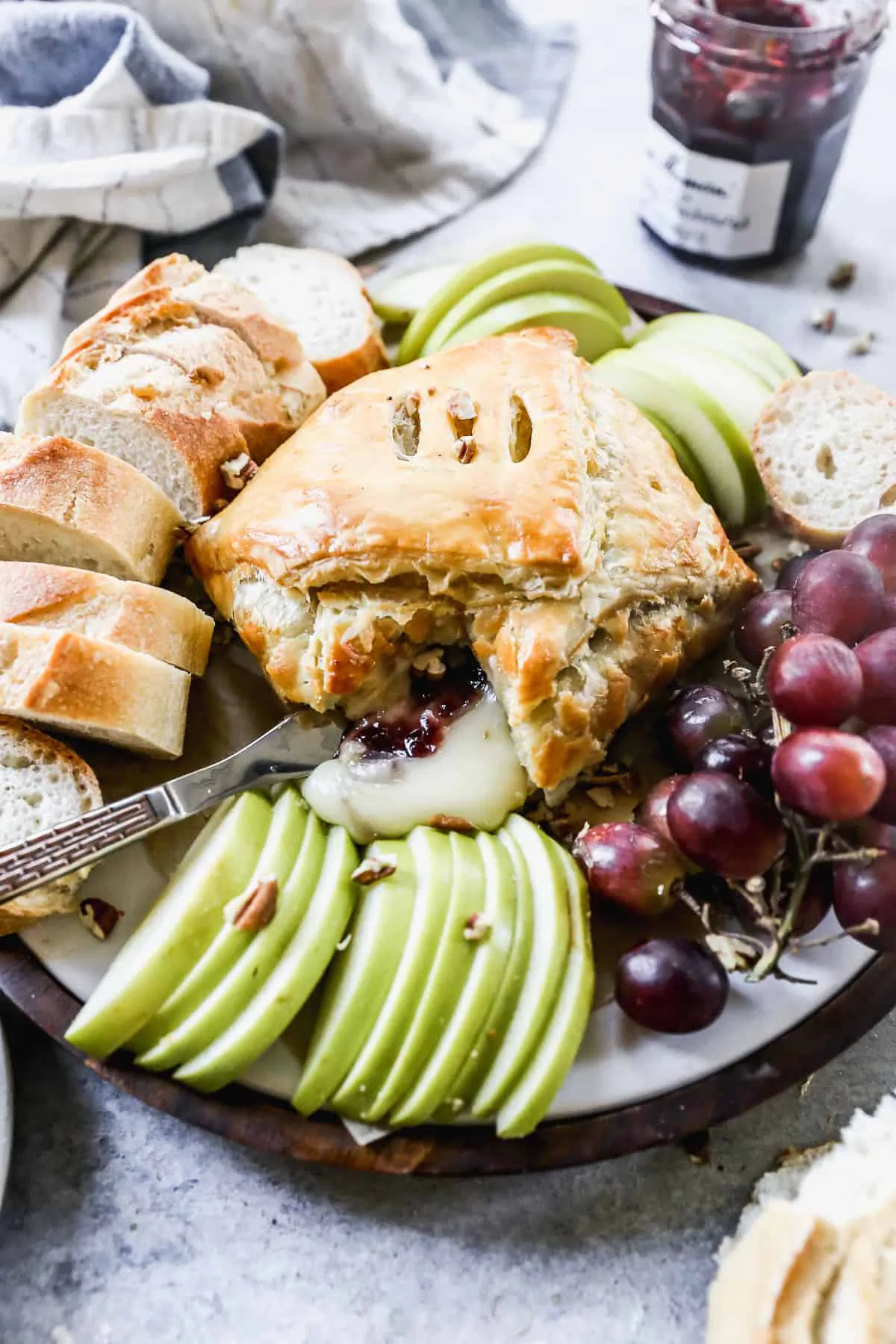 It's impressive, easy, and the biggest crowd pleaser! Serve with apples, grapes, figs, crackers, or baguette slices. (Courtesy of Lauren Allen)