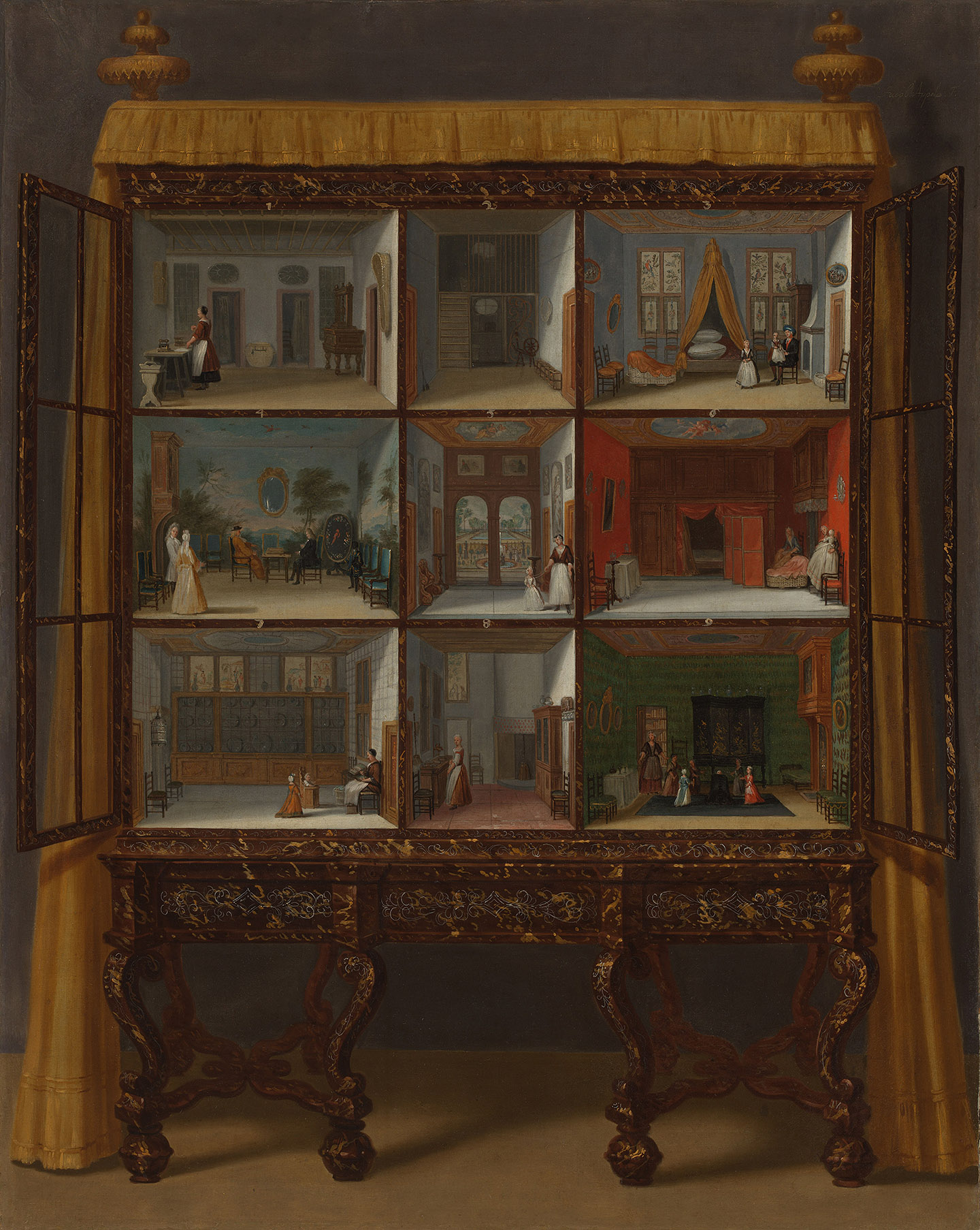 Dolls’ House of Petronella Oortman, Jacob Appel (I), c. 1710