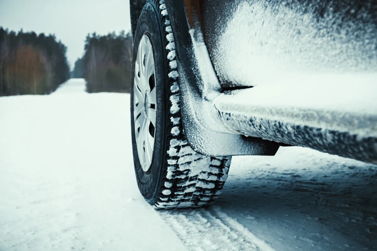 A worn tire doesn't have as much tread, which can be riskier in winter driving conditions. (Dreamstime/TNS)