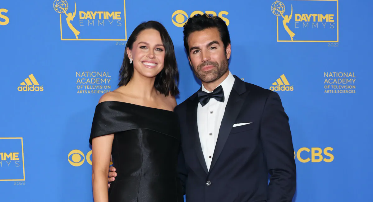 Kaitlin Vilasuso and Jordi Vilasuso attend the 49th Daytime Emmy Awards at Pasadena Convention Center in Pasadena, Calif., on June 24, 2022. (Amy Sussman/Getty Images)