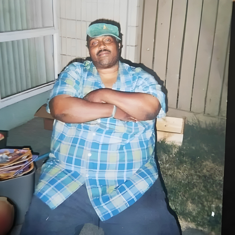 Mr. Jones before his weight loss journey began.