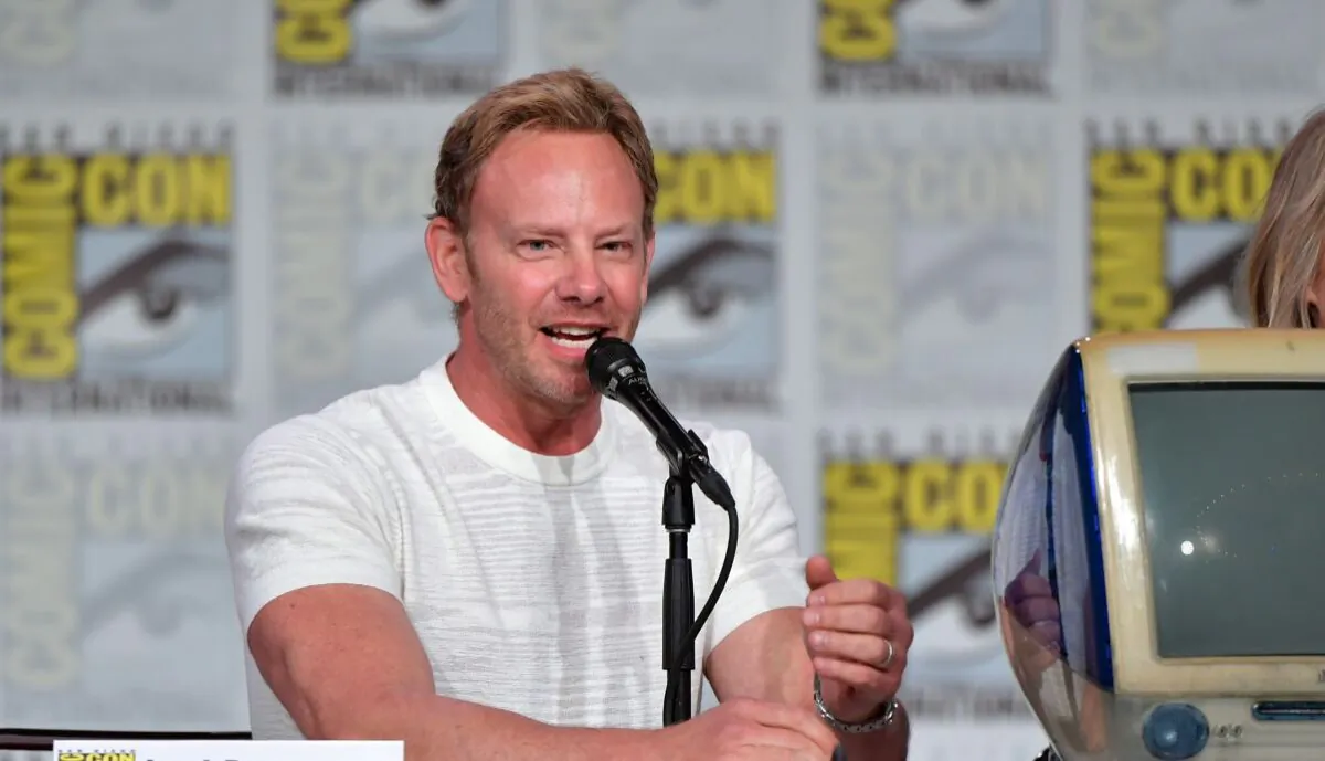 Ian Ziering speaks at SYFY WIRE's "It Came From The 90s" during 2019 Comic-Con International at the San Diego Convention Center, on July 19, 2019. (Amy Sussman/Getty Images)
