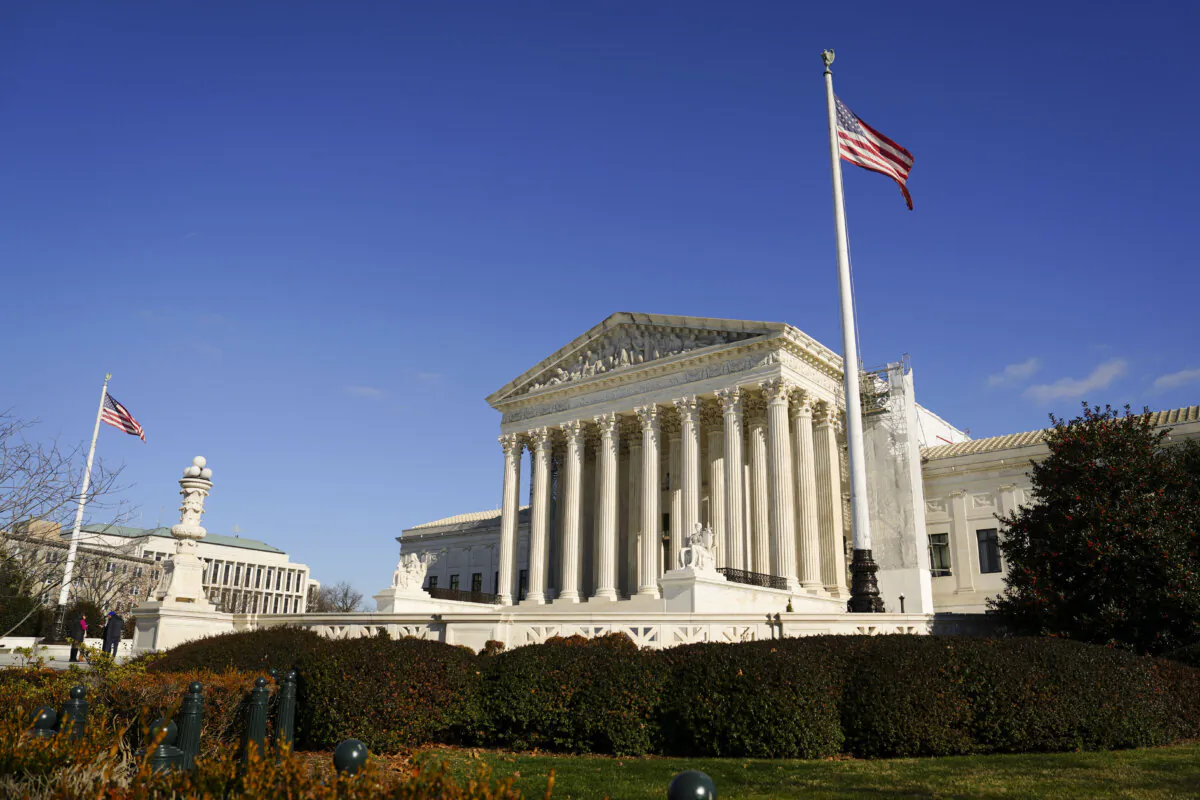 U.S. Supreme Court in Washington on Jan. 2, 2024. (Madalina Vasiliu/The Epoch Times)