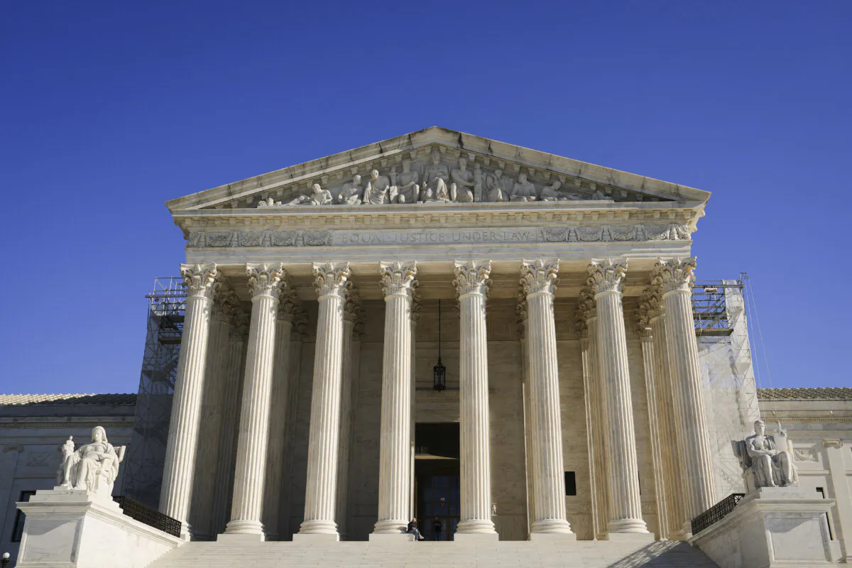The U.S. Supreme Court in Washington on Jan. 2, 2024. (Madalina Vasiliu/The Epoch Times)
