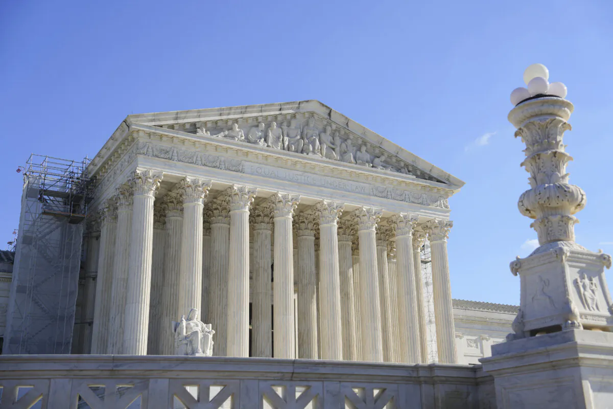 U.S. Supreme Court building in Washington on Jan. 2, 2024. (Madalina Vasiliu/The Epoch Times)