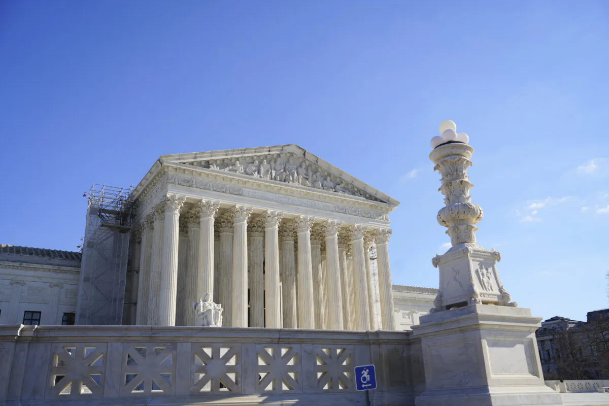 U.S. Supreme Court in Washington on Jan. 2, 2024. (Madalina Vasiliu/The Epoch Times)