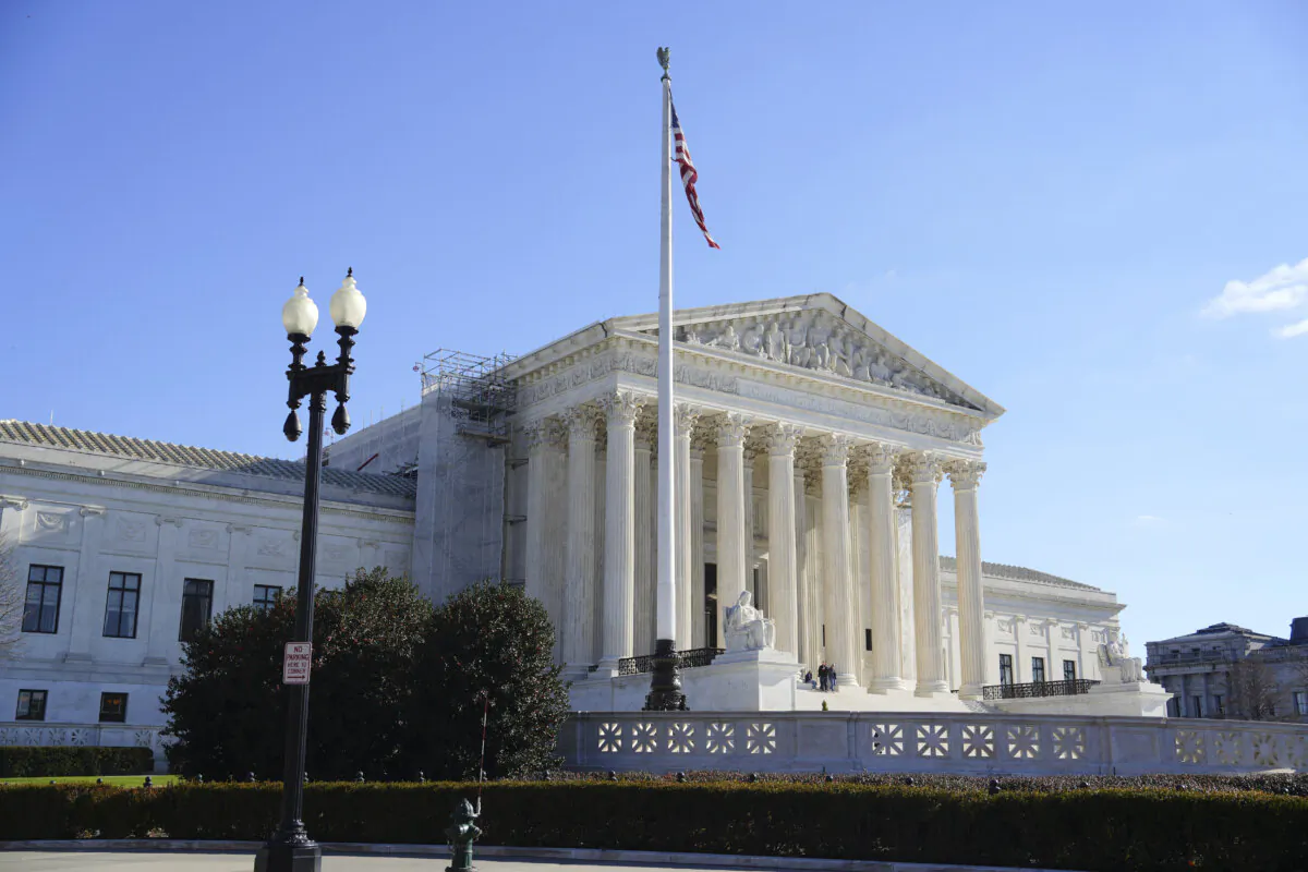 U.S. Supreme Court in Washington on Jan. 2, 2024. (Madalina Vasiliu/The Epoch Times)