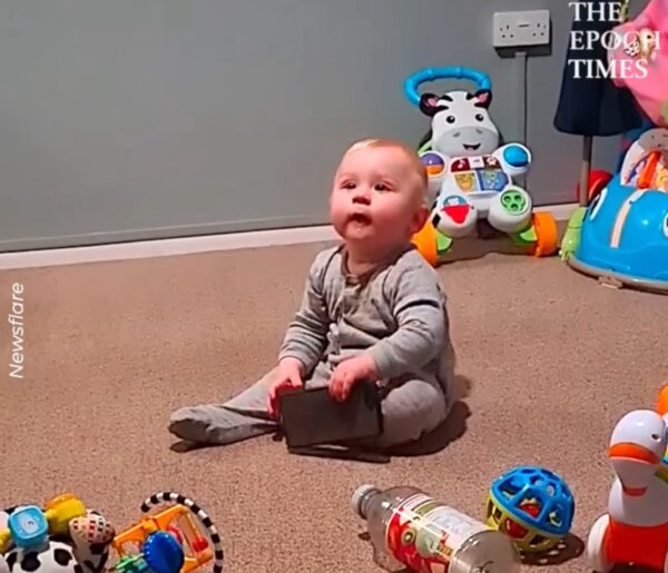 Funny Challenge Video Shows Cute UK Baby Only Wants What He Shouldn't Have!