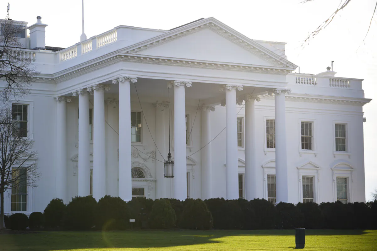 The White House in Washington on Jan. 3, 2024. (Madalina Vasiliu/The Epoch Times)
