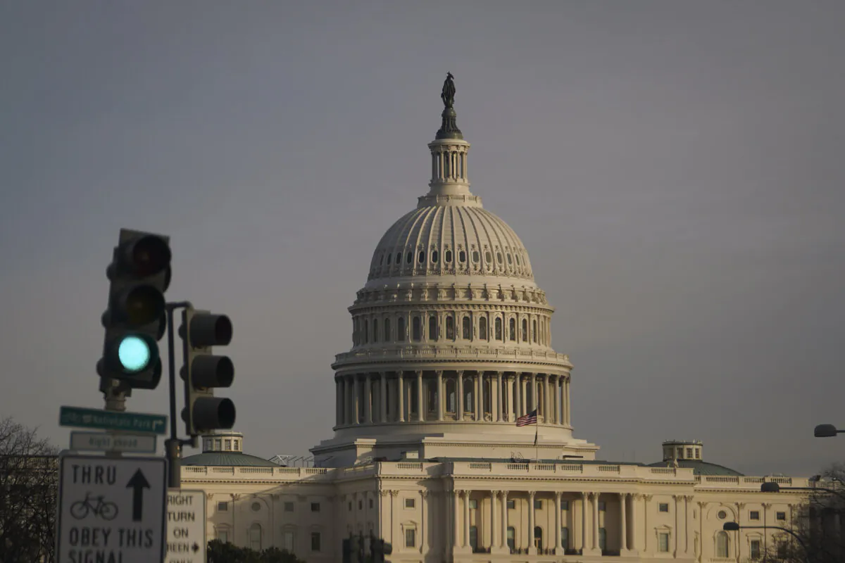 The U.S. Capitol building in Washington on Jan. 3, 2024. (Madalina Vasiliu/The Epoch Times)