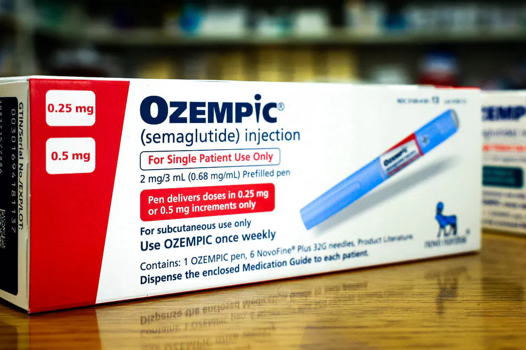 Boxes of the diabetes drug Ozempic rest on a pharmacy counter in Los Angeles, Calif., on April 17, 2023. (Mario Tama/Getty Images)