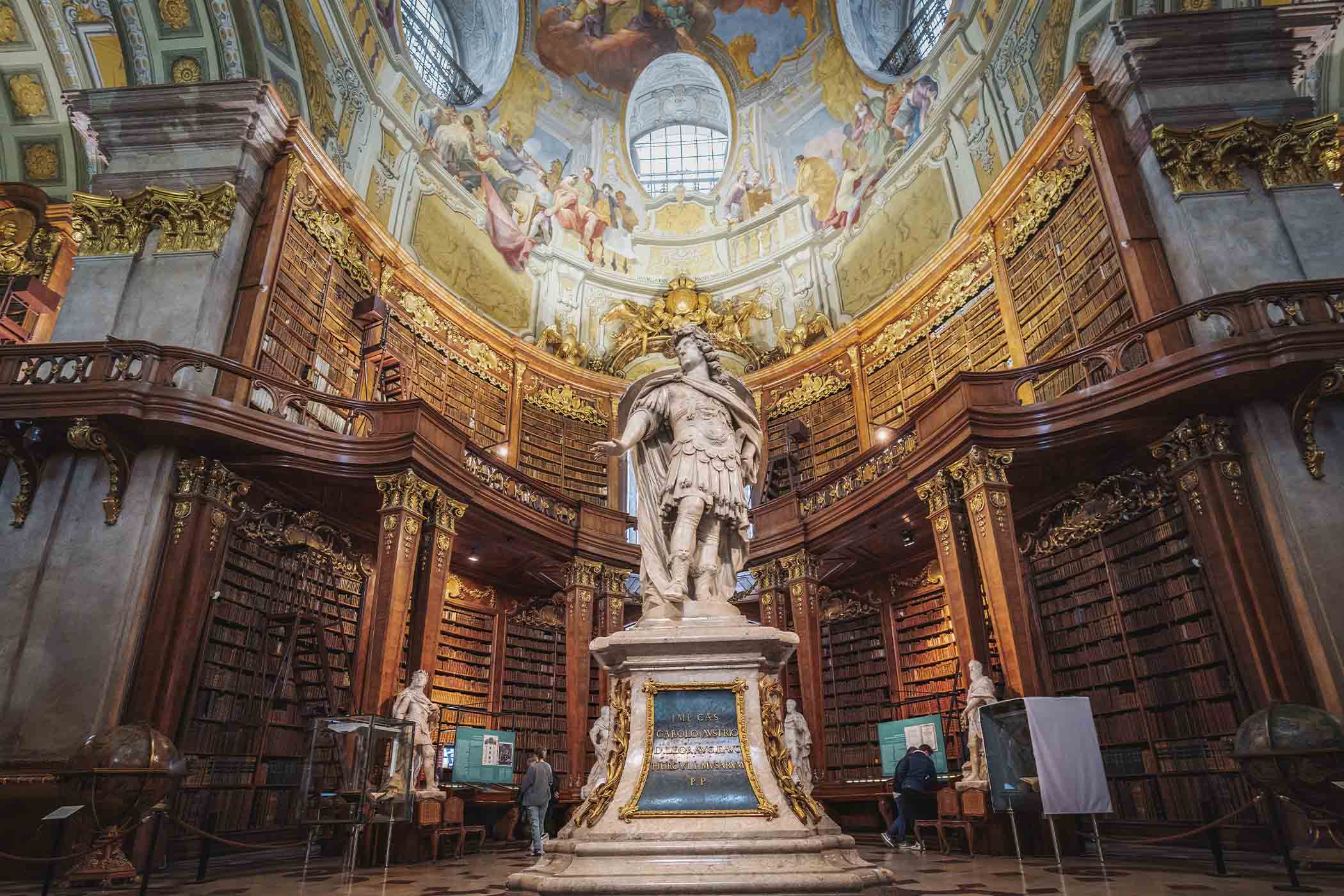 Austrian National Library – State Hall, Vienna, Austria