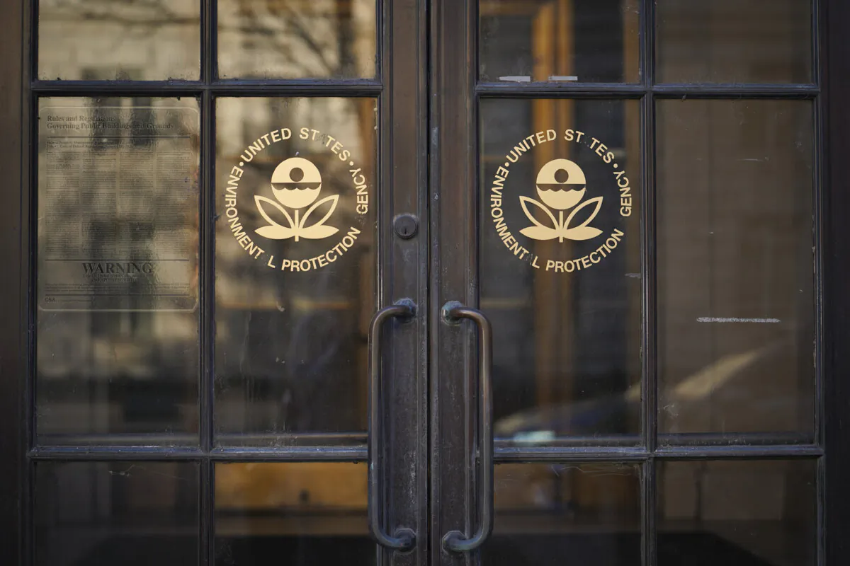 The U.S. Environmental Protection Agency in Washington on Jan. 4, 2024. (Madalina Vasiliu/The Epoch Times)