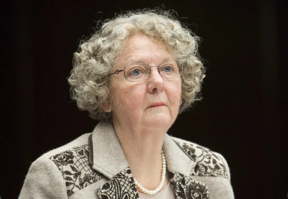 Mary Dawson waits to appear before the House of Commons Access to Information, Privacy and Ethics committee, in Ottawa, on Jan. 10, 2018. (The Canadian Press/Adrian Wyld)