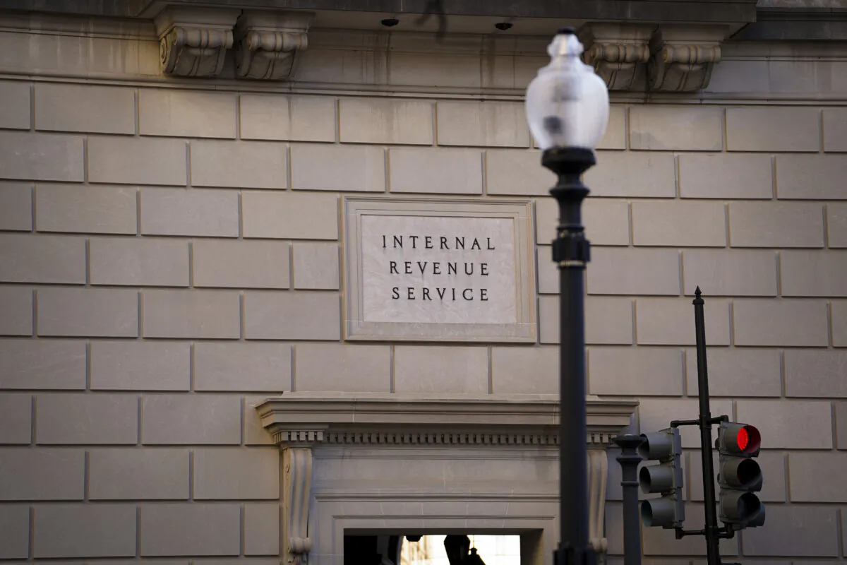 The Internal Revenue Service (IRS) building in Washington on Jan. 4, 2024. (Madalina Vasiliu/The Epoch Times)