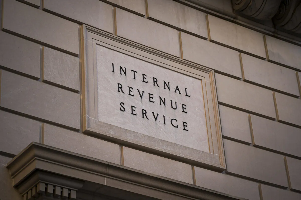 The Internal Revenue Service (IRS) building in Washington, on Jan. 4, 2024. (Madalina Vasiliu/The Epoch Times)