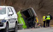 Bus Rollover Crash on Upstate New York Highway Leaves One Dead and Dozen Injured