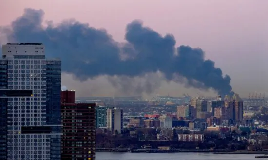 100 New Jersey Firefighters Battle Blaze at Former Singer Sewing Machine Factory