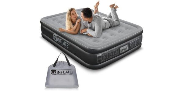 EZ INFLATE Double High Luxury Air Mattress