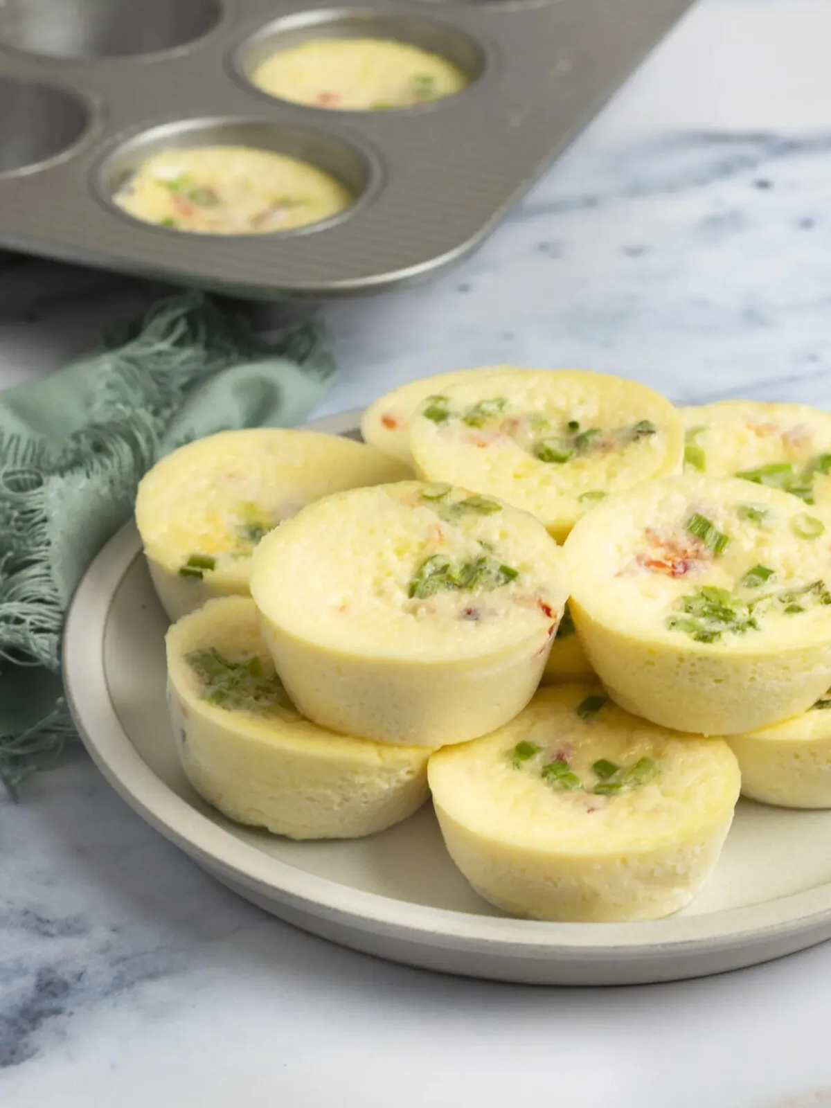Protein packed egg white bites are a great choice for breakfast. (Courtesy of Jennifer Segal)