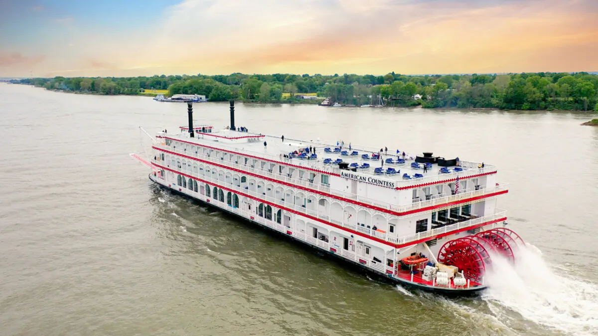 The American Countess paddlewheeler. (American Queen Voyages/TNS)