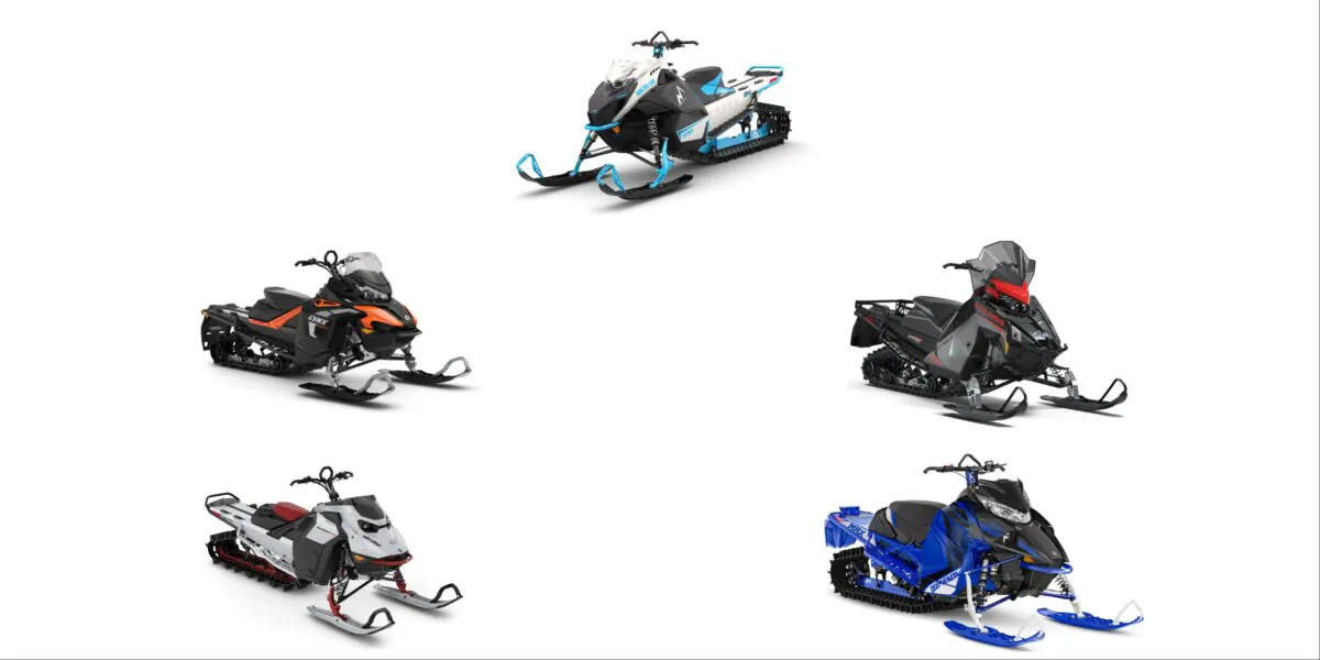 (Courtesy of Lynx, Artic Cat, Ski-doo, Yamaha, Polaris)