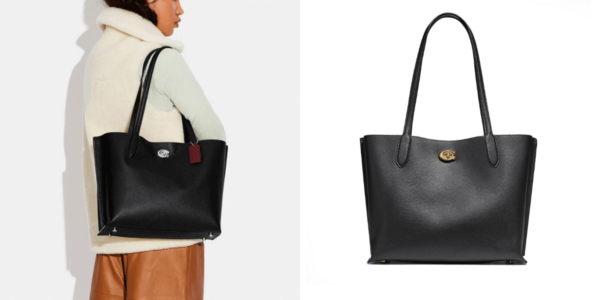 coach willow tote bag