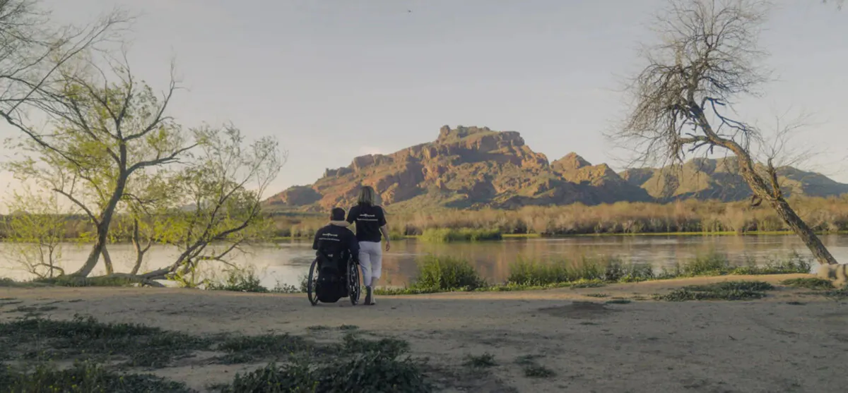 A couple visits Mesa, Arizona, the first-ever destination to receive Wheel the World's Destination Verified seal of accessibility. (Wheel the World/TNS)