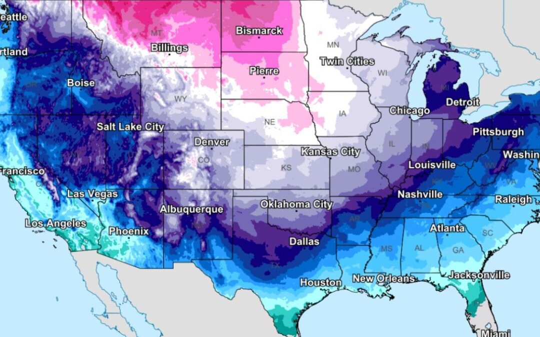 ‘Polar Vortex’ to Return Across the US This Week, Federal Agency Warns