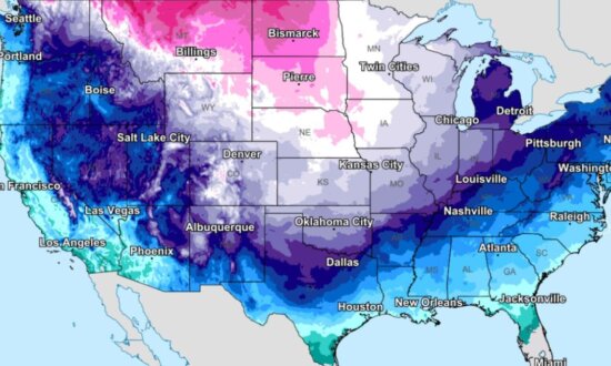 ‘Polar Vortex’ to Return Across the US This Week, Federal Agency Warns