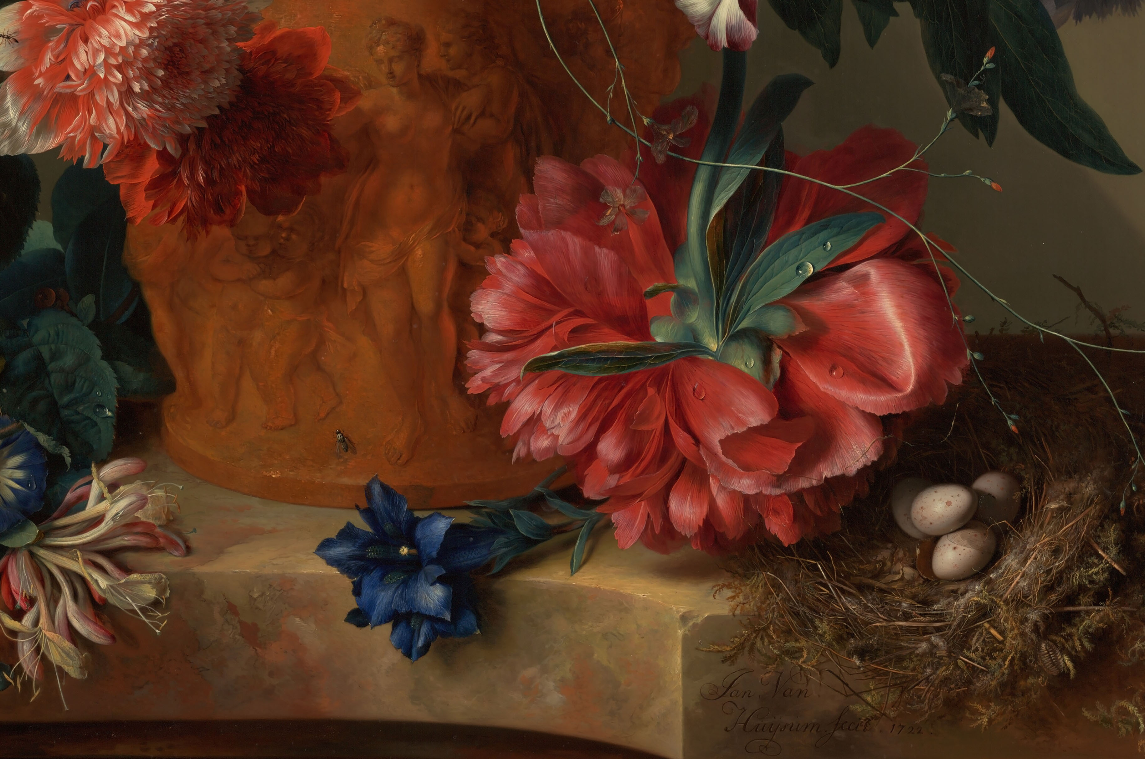 Detail of Vase Of Flowers