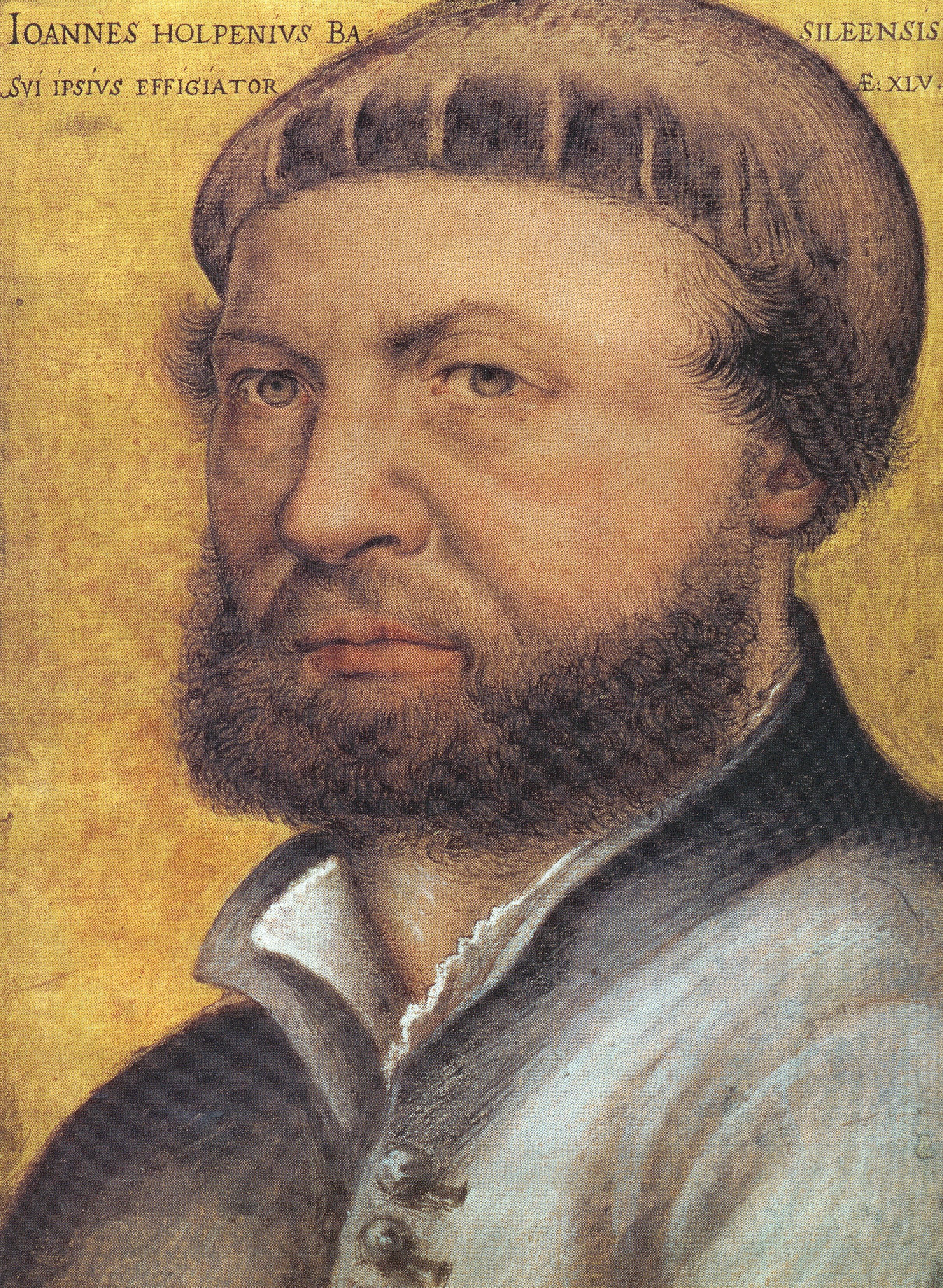 Hans Holbein the Younger self-portrait