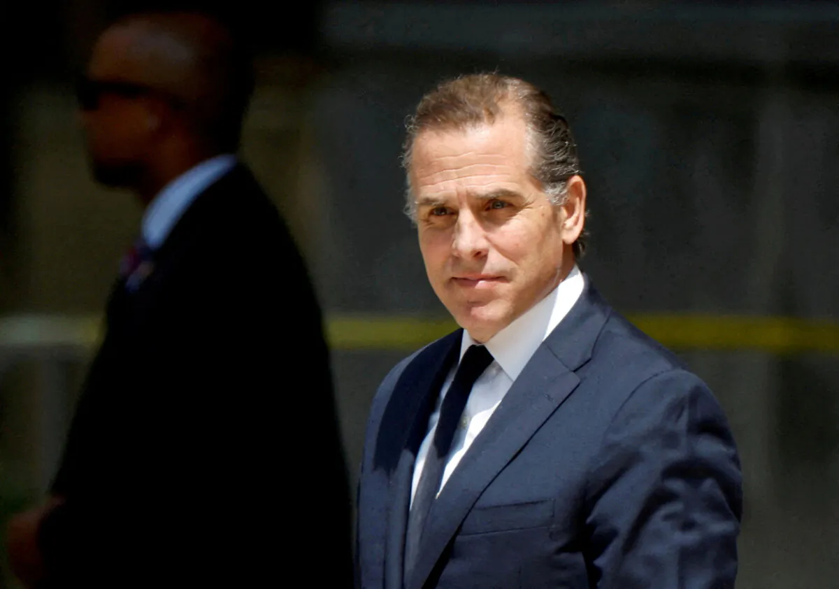 Hunter Biden, son of President Joe Biden, departs federal court in Wilmington, Del., on July 26, 2023. (Jonathan Ernst/Reuters)