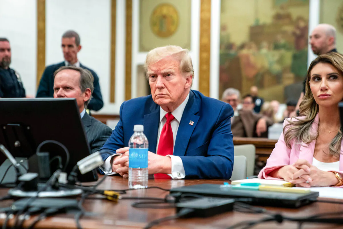 Former President Donald Trump attends his trial in New York State Supreme Court in New York City on Dec. 7, 2023. (David Dee Delgado/Getty Images)