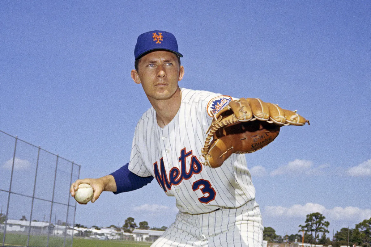 New York Mets' Bud Harrelson posed in 1970. (AP Photo)
