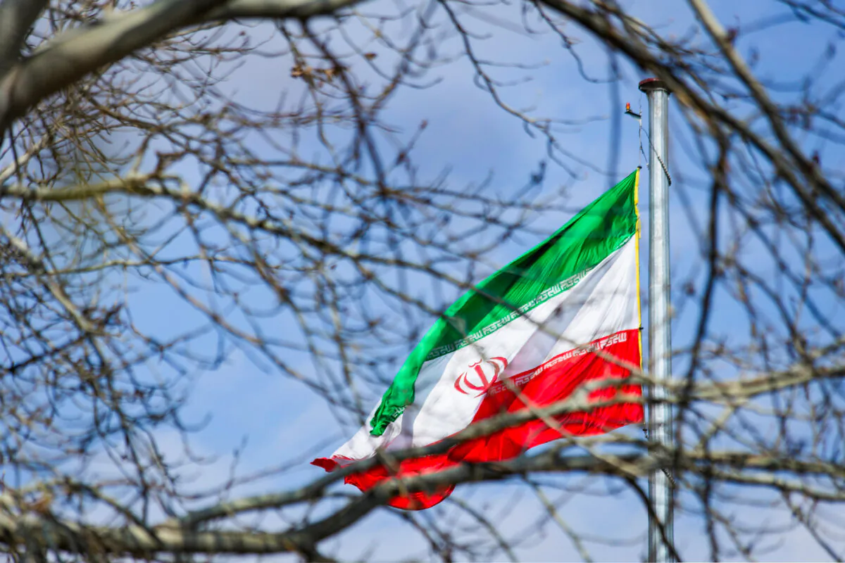 The Iranian flag at Isfahan city, Iran. (mostafa meraji/Unsplash.com)