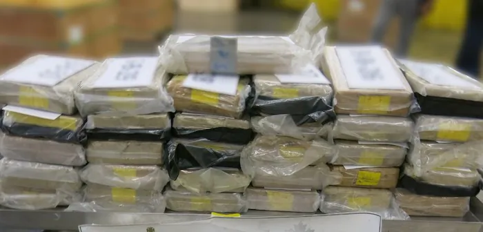 Suspected cocaine seized at the Queenston Bridge port of entry on Sept. 26, 2023. (CBSA handout)