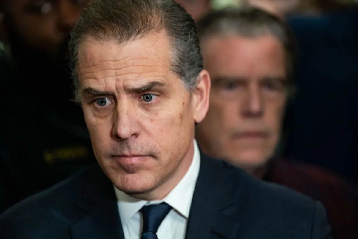 Hunter Biden, son of U.S. President Joe Biden, in Washington on Jan. 10, 2024. (Kent Nishimura/Getty Images)