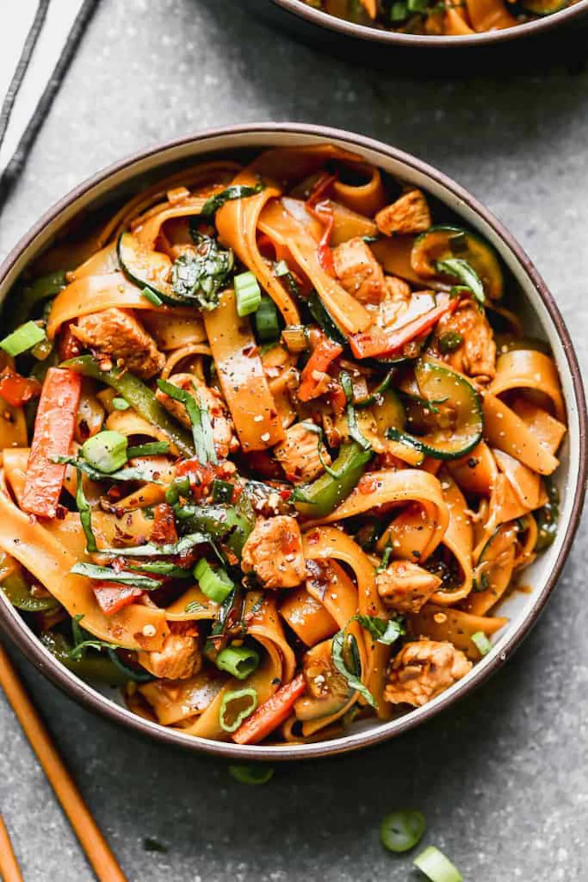 These rice noodles are soaked with flavor.(Courtesy of Lauren Allen)
